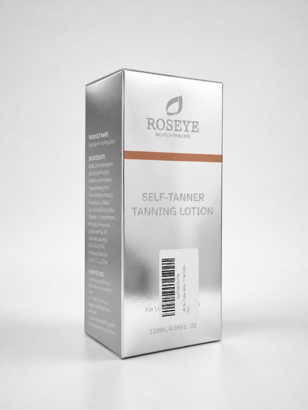ROSEYE Bio-Tech Self Tanner Tanning Lotion Body Glow Bronze 120ML